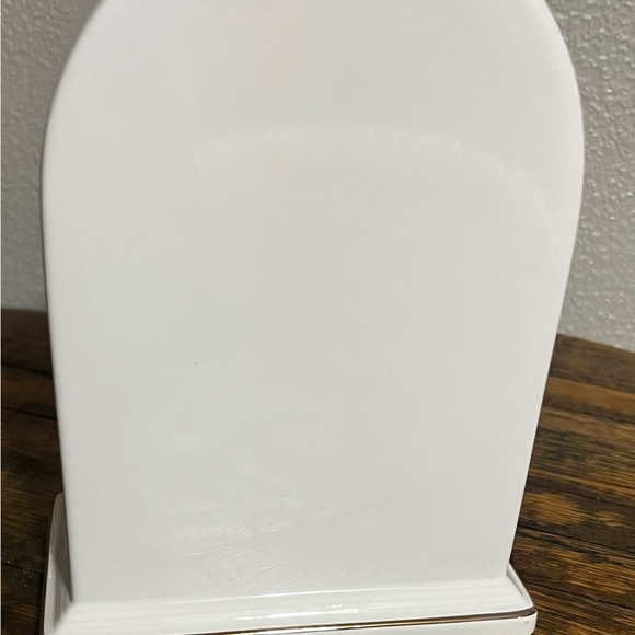 Vintage Seth Thomas Coventry Mantle Clock Ceramic Floral England Cottage 8.5” - Picture 6 of 11